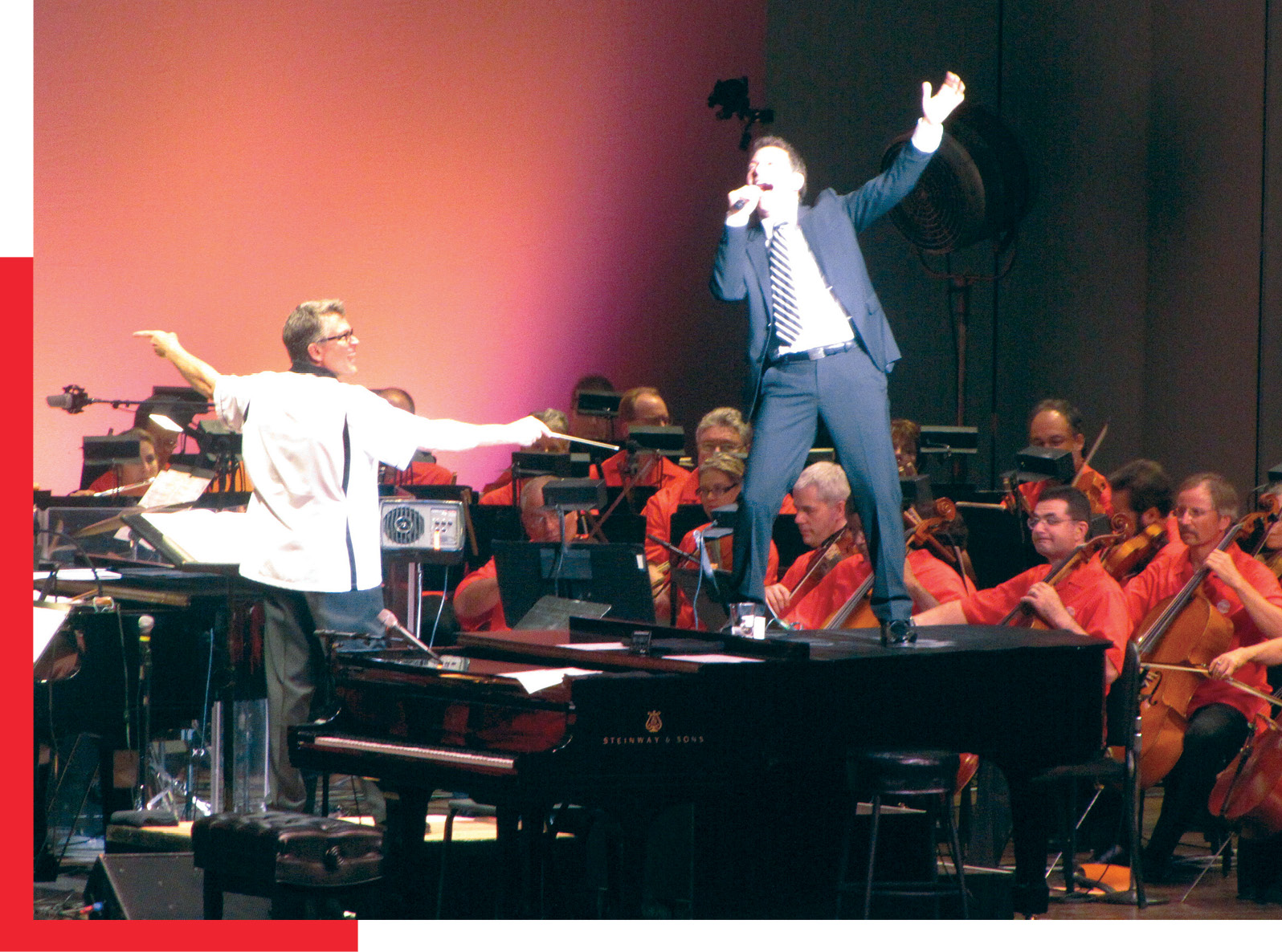 Michael Feinstein with JMR and the Pops at Riverbend, July 2012