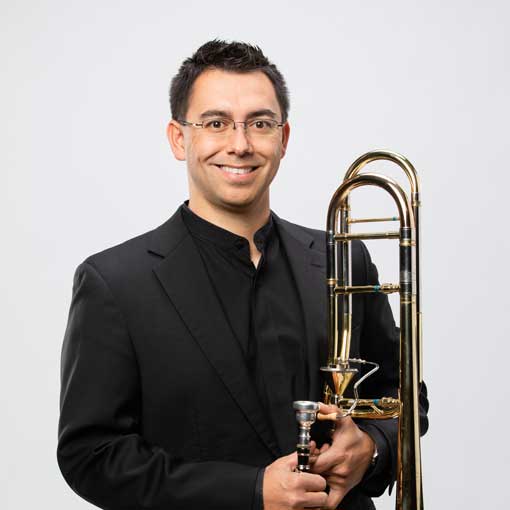 Headshot for CSO musician Joseph Rodriguez