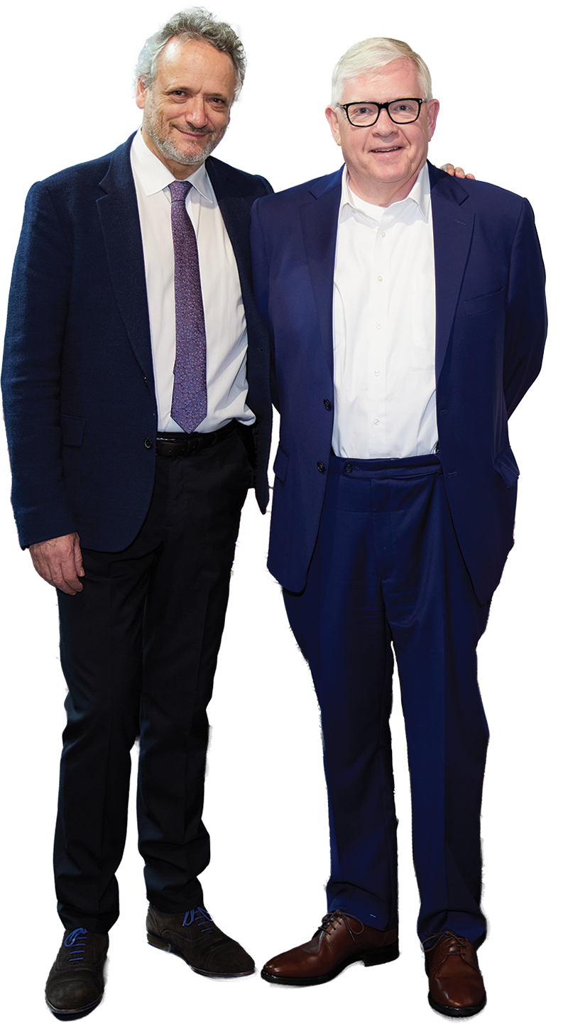 Louis Langrée and CSO President & CEO Jonathan Martin.