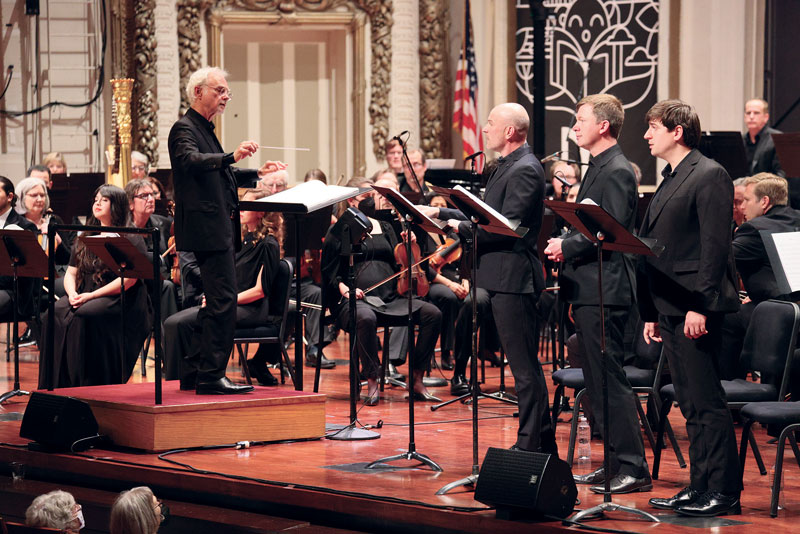 Composer John Adams conducts El Niño at the 2022 May Festival.