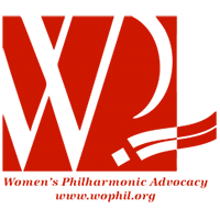 Women's Philharmonic Advocacy logo